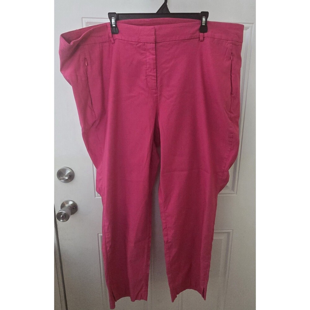 Lane Bryant Trouser Pants Womens Plus Size 28  Pink B1
